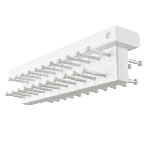 Rev-A-Shelf 14" Slide-Out Maple Tie Butler in White Finish Image 1