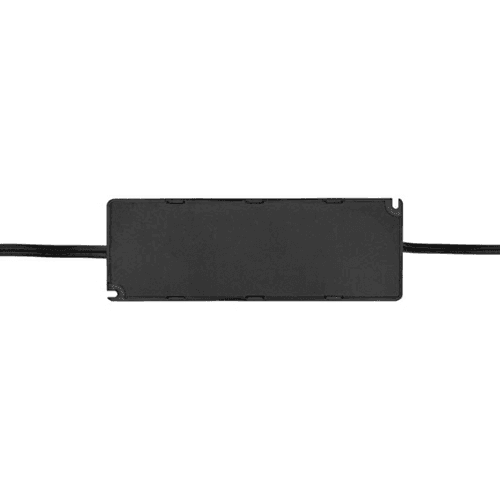 Tresco by Rev-A-Shelf plug-in power supply in Black with 6 snap mounting block