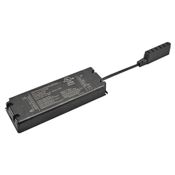 Tresco Lighting T611 30W Dimmable LED Power Supply with Mounting Block, 6-1/8", Black