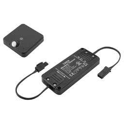 12/24VDC 60W/96W EquiLine FREEDiM Series Receiver/Wireless Touch Dimmer with Motion, Black Alt 1 - Image