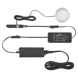 12/24VDC 60W/96W EquiLine FREEDiM Series Receiver/Wireless Touch Dimmer with Motion, Nickel Alt 1 - Image