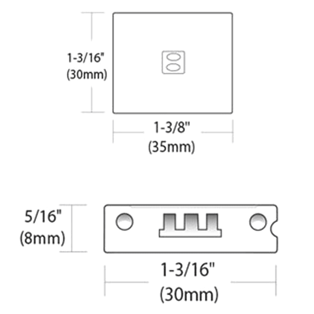 EurolinxT423 27W Aluminum Inline Touch Dimmer