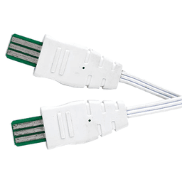 Eurolinx T436 Plastic Linking Cord, 24", White - Tresco Lighting - Image 1