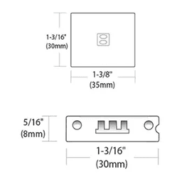27W Eurolinx 2.0 Touch Dimmer, 1-3/8", Gray Alt 2 - Image