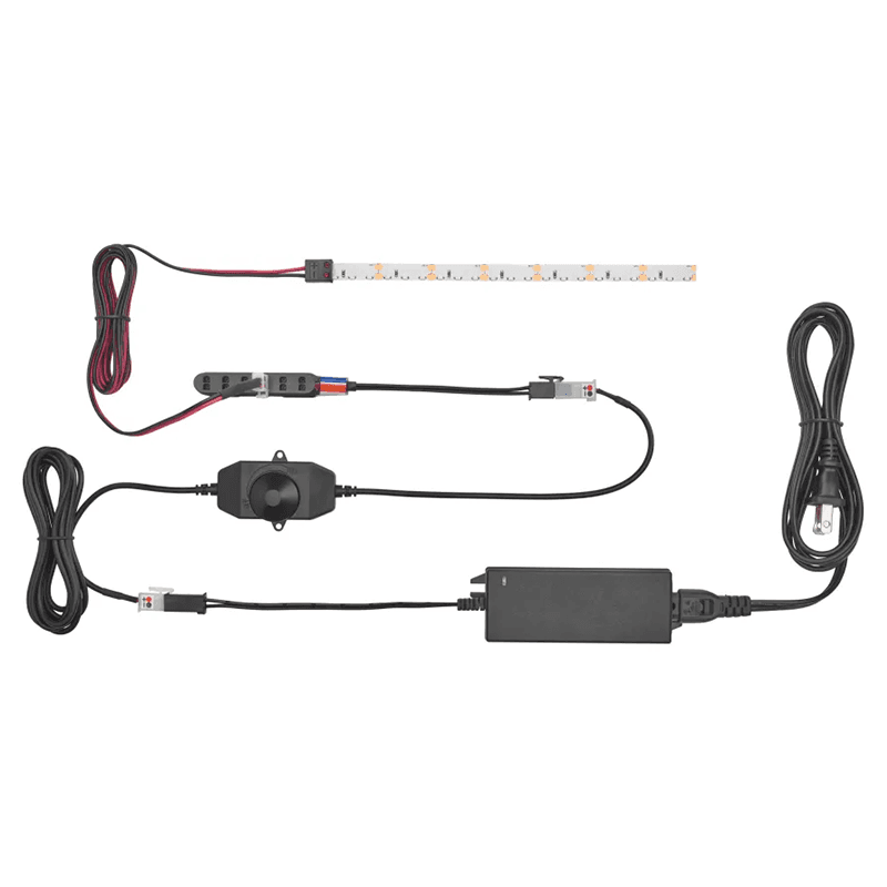 12V 41W Edge Emitting Warm White FlexTape LED Strip Light, 16.4' Roll, 2700k, White Alt 2 - Image