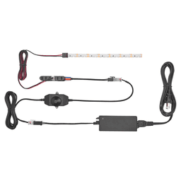 12V 41W Edge Emitting Warm White FlexTape LED Strip Light, 16.4' Roll, 2700k, White Alt 2 - Image