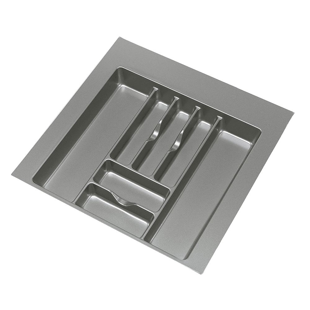 17-1/2" Cutlery Tray, Glossy Silver - Main Image