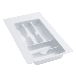 17-1/2" Cutlery Tray, Glossy White - Main Image