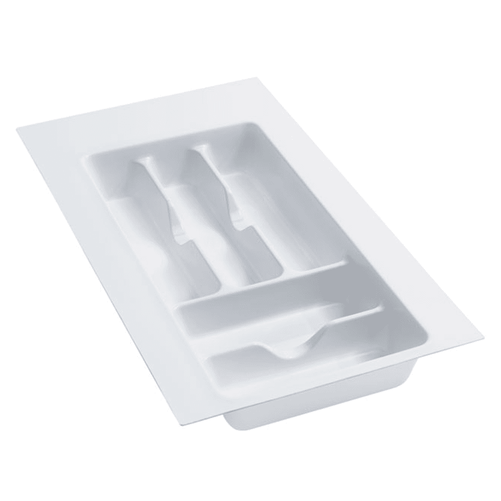 21-7/8" Cutlery Tray, Glossy White - Main Image