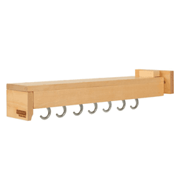 4" Utility Organizer with 7 Hooks BLUMOTION Slides, Maple - Main Image