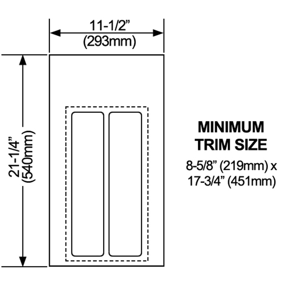 21-7/8" Utility Tray, Glossy White - Alt Image 2