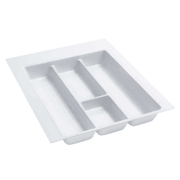 17-1/2" Utility Tray, Glossy White - Main Image
