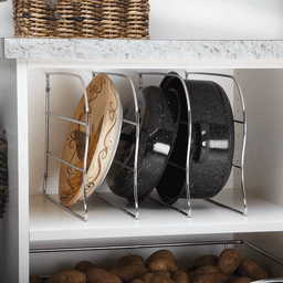 1/4" Tray Divider for 12" Height, Chrome - Alt Image 2