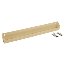 24" Deluxe Almond Sink Front Tip-Out Tray with 1-Pair Hinge - Main Image