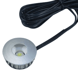 1W LED Warm White PockitAr Point Light, Black - Tresco Lighting