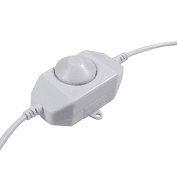 Tresco Lighting T114 48W Plastic Rotary Dimmer, 2-1/2", Black - Dimmer switch for LED lights.
