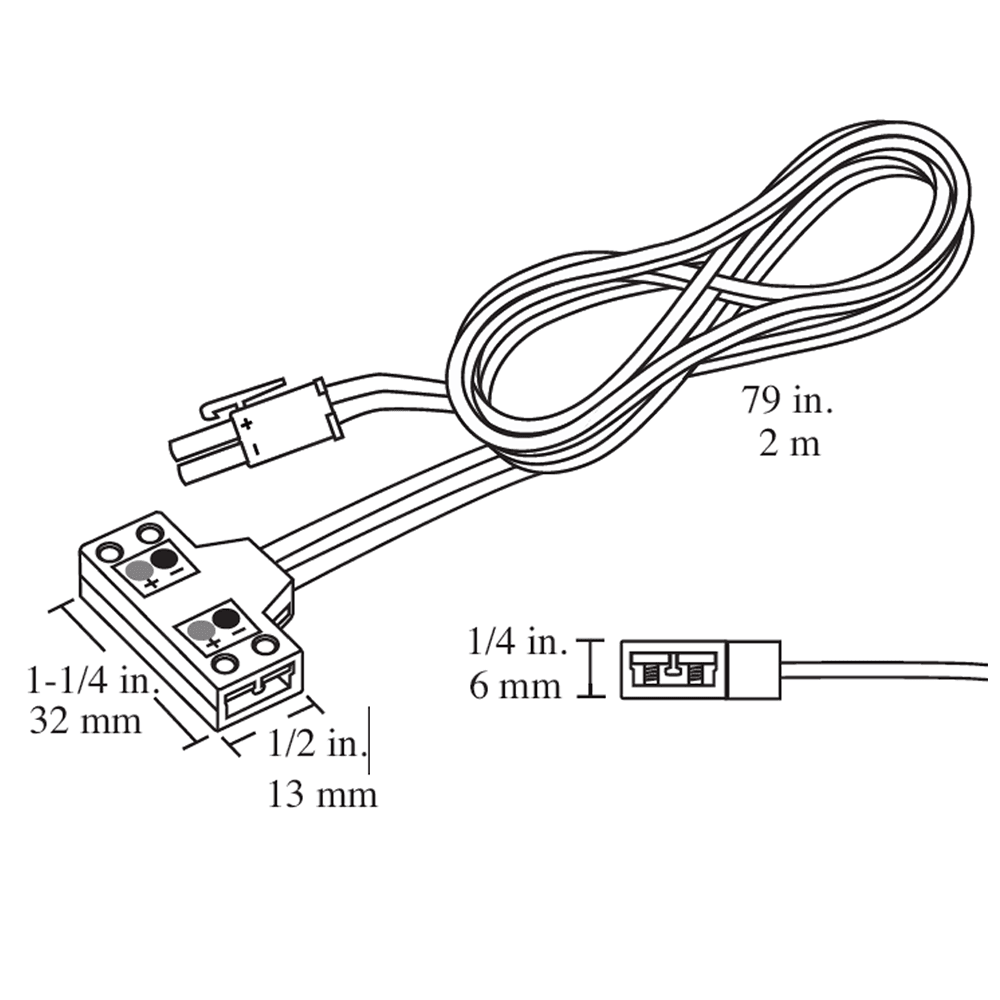 Tresco FlexTape Lighting Tee Starter with AMP Connector - Product Image 2