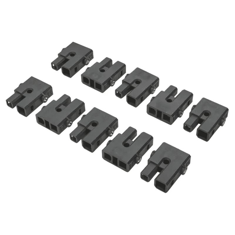 12/24VDC DIY Barrel Connector, Black (10/Bag) Main - Image