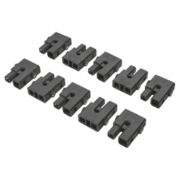 12/24VDC DIY Barrel Connector, Black (10/Bag) Main - Image