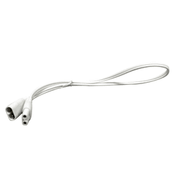 White T5 TrescentAr Linking Cord - 6 inches - Tresco Lighting