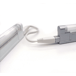 Tresco Lighting T5 TrescentAr LED 7W Warm White Linear Light, 22-1/2", White Front View