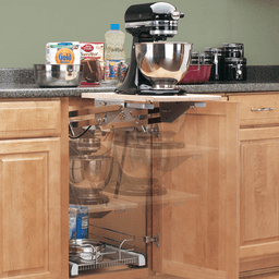 Mixer Lift Kit with Soft-Closing for 18" Base Face Frame Cabinet, Maple - Alt Image 6