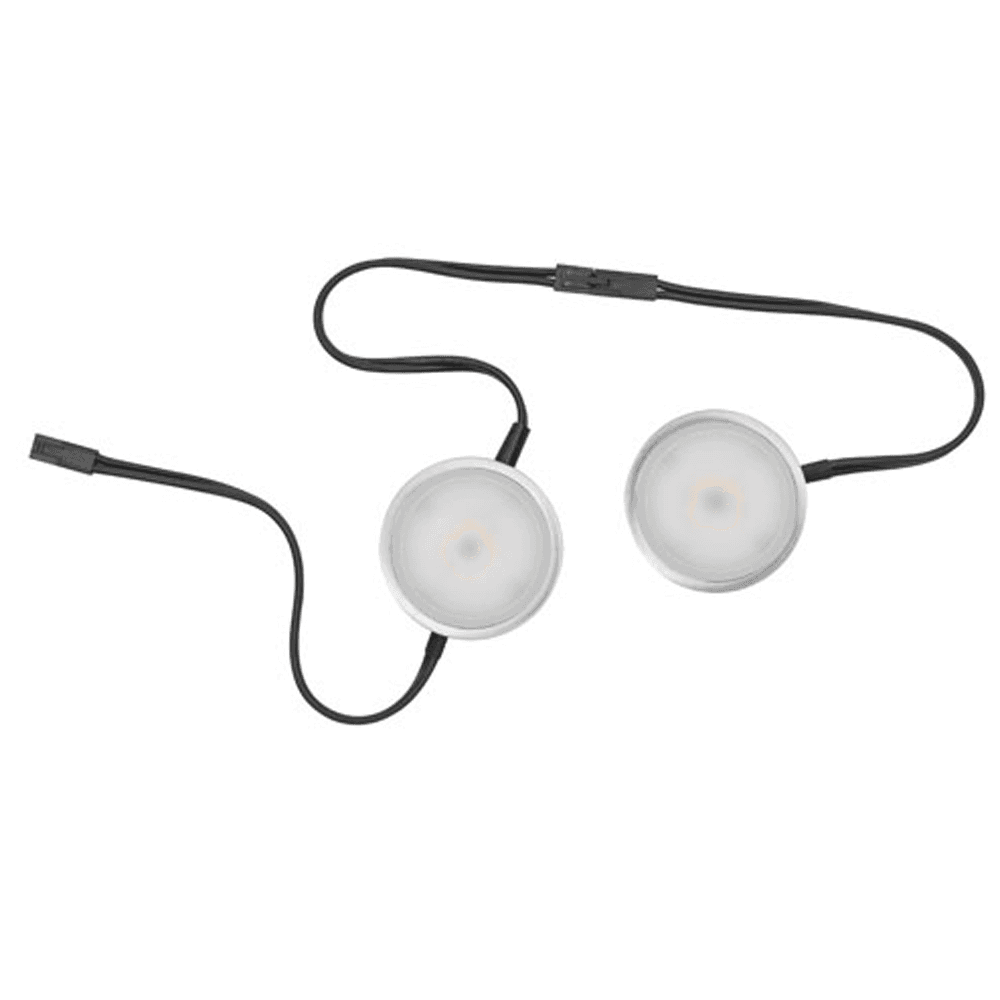 Tresco Lighting PockitAr 120M LED Puck Light in Nickel