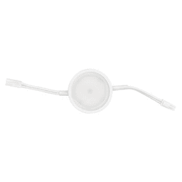 Tresco Lighting Pockit 120M LED 4W Warm White Puck Light, White - Front View