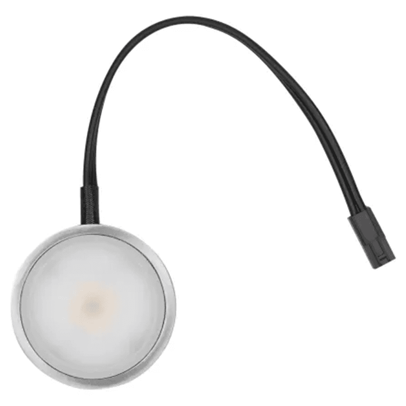 120V 4W Pockit 120-M Non-Linkable LED Puck Light, 2-3/4", Nickel, 5000K Alt 4 - Image