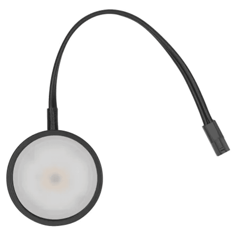 120V 4W Pockit 120-M Non-Linkable LED Puck Light, 2-3/4", Black, 5000K Alt 4 - Image