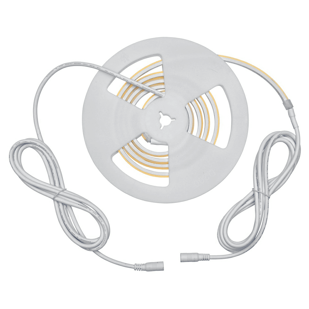 24V 2.2W Top-Emitting Warm White Neoloop Square Flexible Silicone Lighting, 7' Roll, White Alt 1 - Image