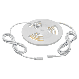 24V 2.2W Top-Emitting Warm White Neoloop Square Flexible Silicone Lighting, 5' Roll, White Main - Image