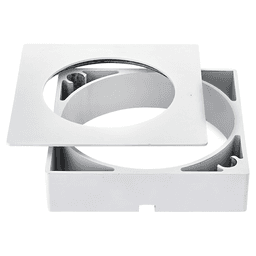 OptiPockit Square Surface Mount Ring, White Main - Image