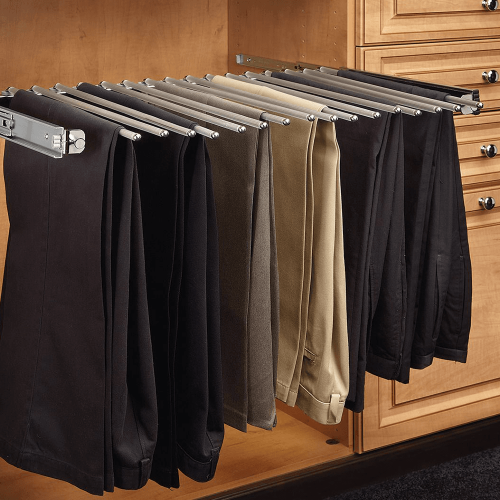 Rev-A-Shelf Pant Rack - 9 Rod Chrome Plated Finish