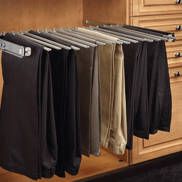 Rev-A-Shelf Pant Rack - 9 Rod Chrome Plated Finish