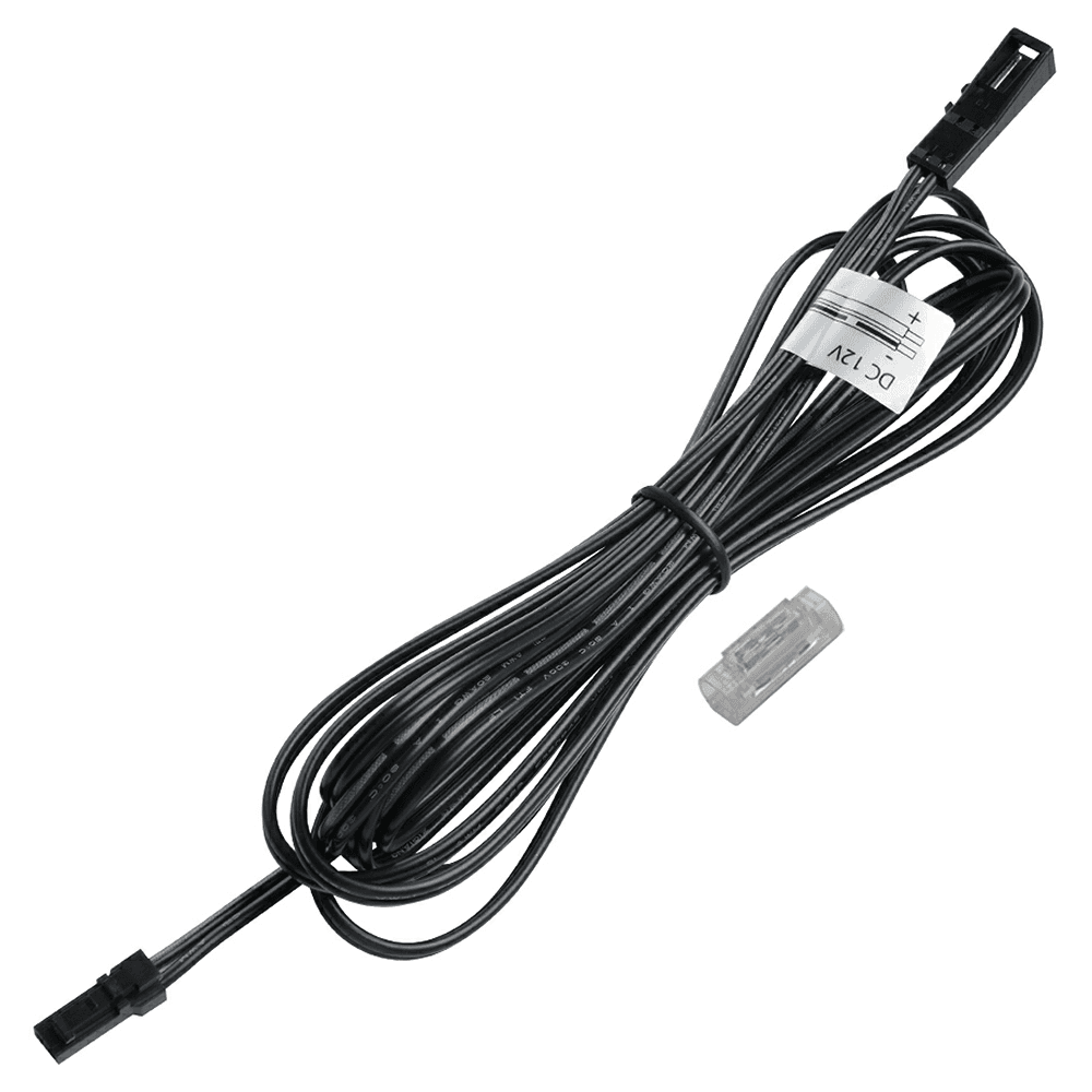96" 12V Power Supply Connector Starter Cord Extension with Splicer Main - Image