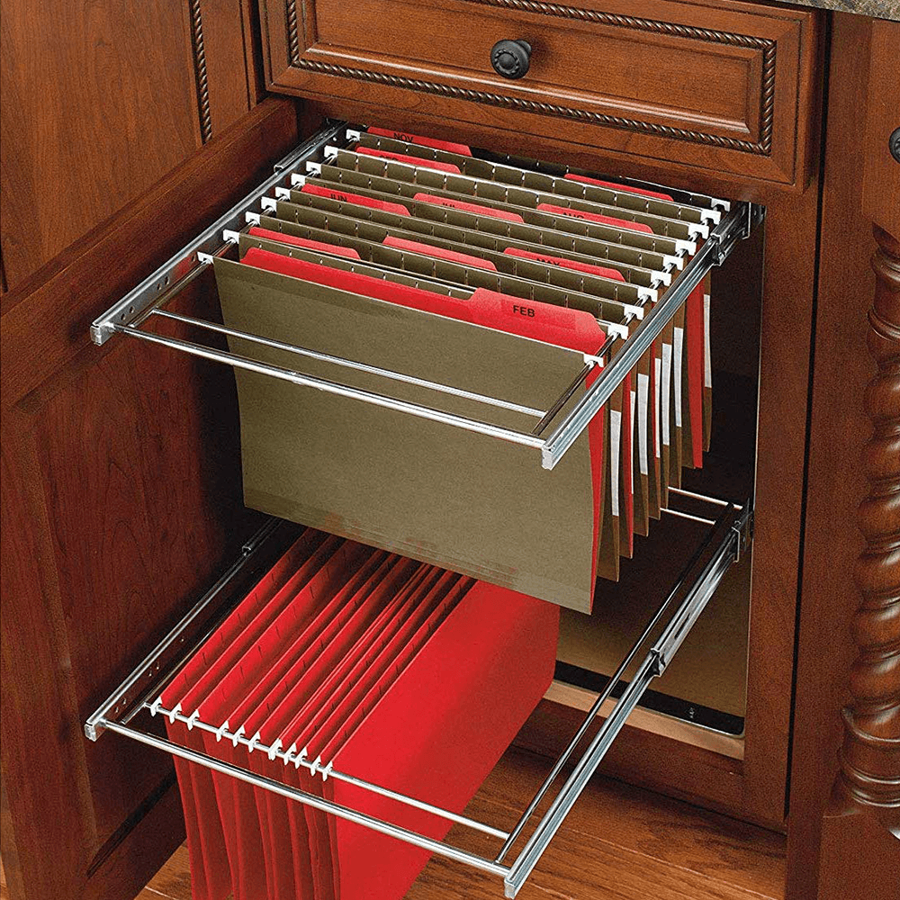 Rev-A-Shelf File Drawer Kit, Holds Letter and Legal Folders