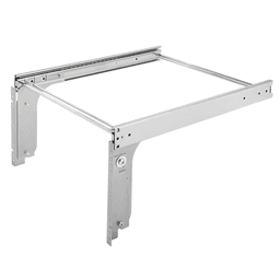15" x 10-1/2" Chrome Side-Mount File System Pull-Out with Door Mounting Brackets by Rev-A-Shelf
