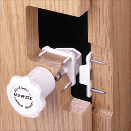 RL-201 Magnetic Lock with Strike Plate, White - Alt Image 1