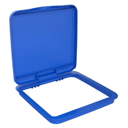 RV-LID Polymar Lid for 27 QT Waste Container, Blue Main - Image