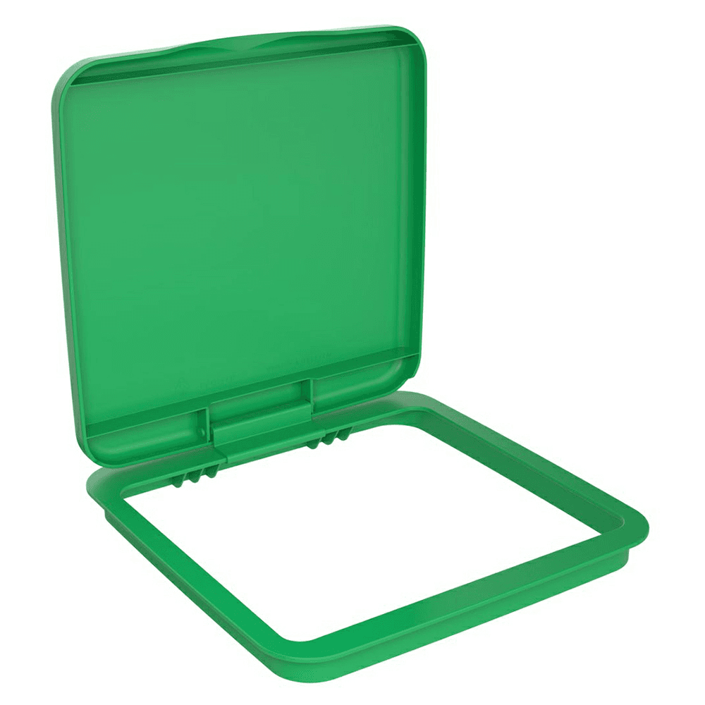 RV-LID Polymar Lid for 27 QT Waste Container, Green Main - Image