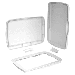 RV-LID Polymar Lid for 32 QT Waste Container, Gray Alt 3 - Image