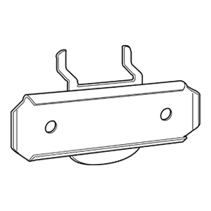 11" x 7" Ticket/Card Holder, Chrome Main - Image