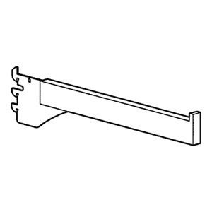 6" Straight Faceout, Polished Chrome Finish Main - Image