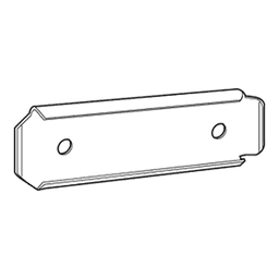 2-7/8" x 7/8" RV602 Ticket Holder, Zinc Main - Image