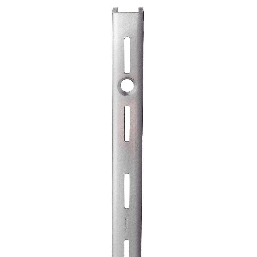 RV700 Extra Heavy-Duty Shelf Standard in Satin Zinc Finish - 6''