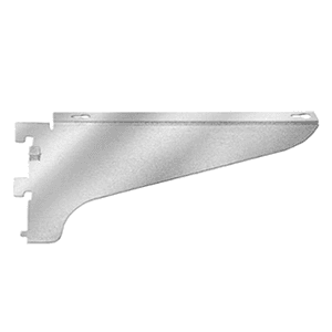 Reeve 22" RV723 Extra Heavy-Duty Wood Shelf Bracket in Satin Zinc Finish - Front View