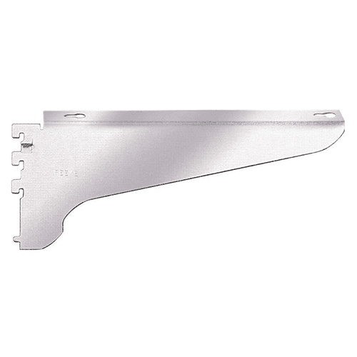 Reeve 20" RV81 Heavy-Duty Right Hand Wood Shelf Bracket - Satin Zinc Finish