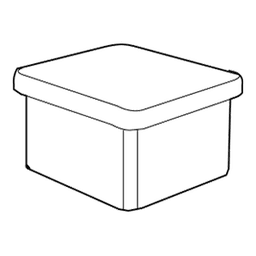 RVS9 Plastic Insert/Cap, Black Main - Image