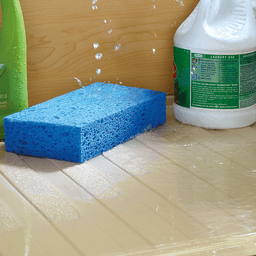 34-1/2" Polystyrene Sink Base Drip Tray, Almond - Alt Image 1